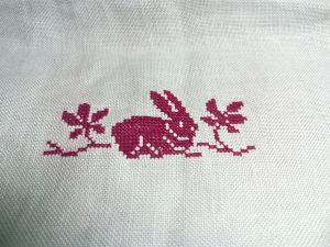 cross stitch bunny rabbit