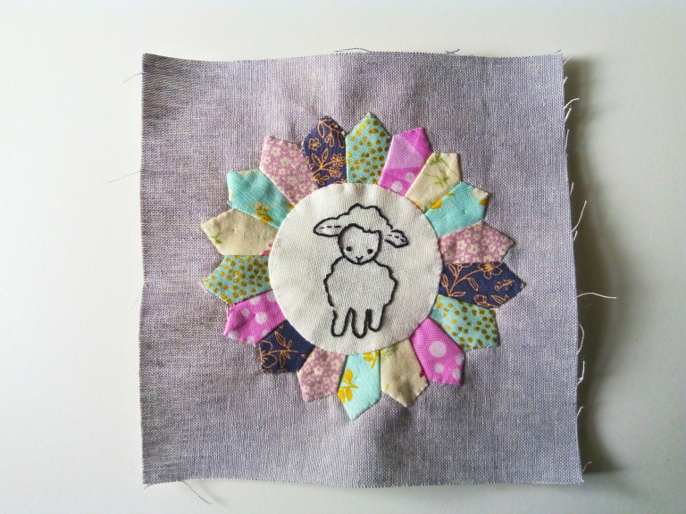 fabric scraps pin cushion